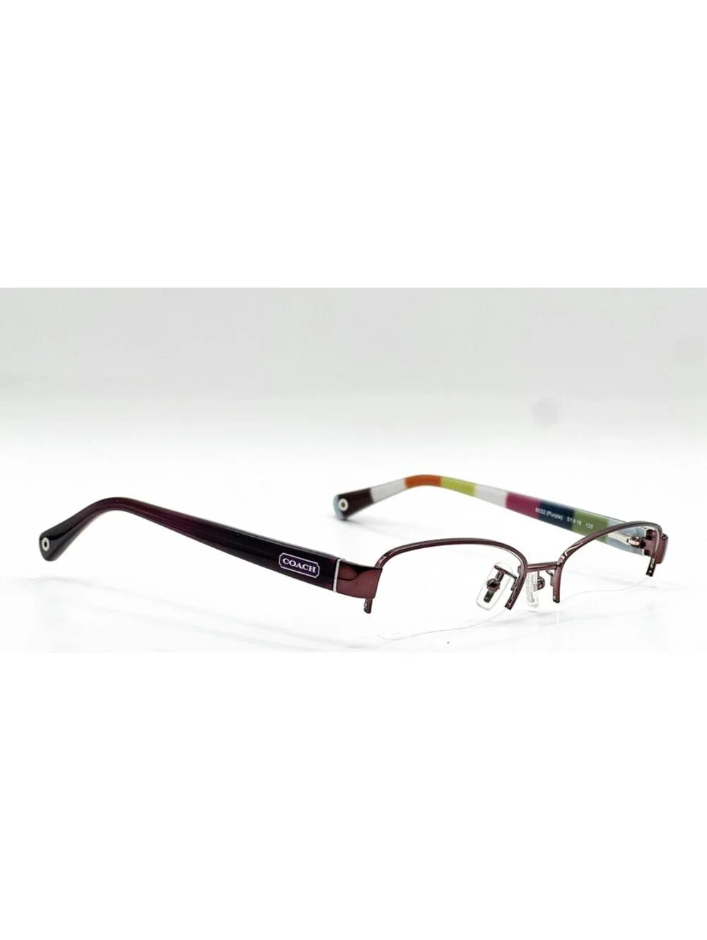 Coach HC 5004 9032 Purple Rectangle Authentic Eyeglass Frames 51-16